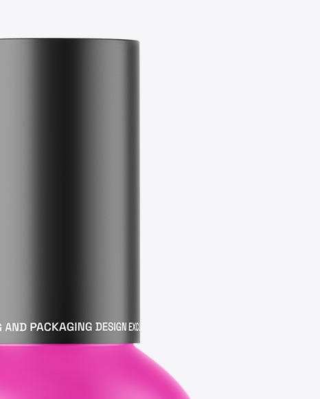 Matte Cosmetic Bottle Mockup