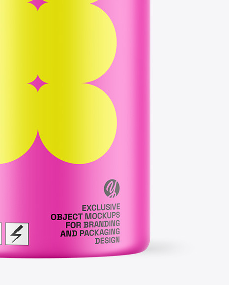 Matte Cosmetic Bottle Mockup