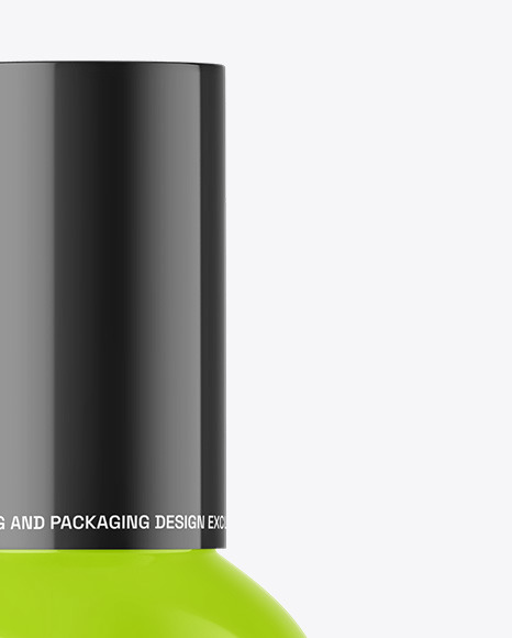 Glossy Cosmetic Bottle Mockup