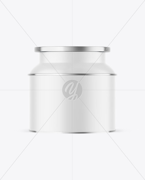 Matte Tea Tin Can Mockup