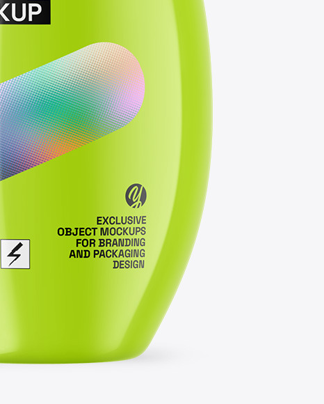 Glossy Nail Polish Bottle Mockup