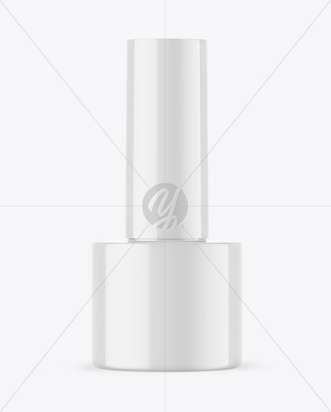 Glossy Nail Polish Bottle Mockup