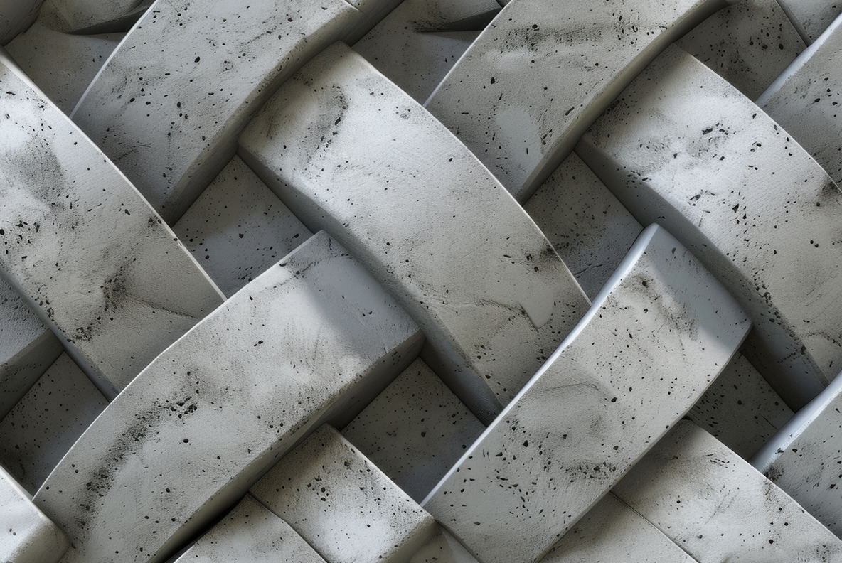 Concrete wall patterns