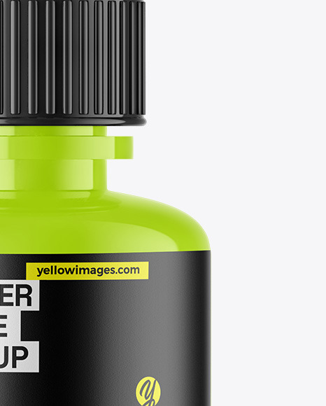 Glossy Dropper Bottle Mockup