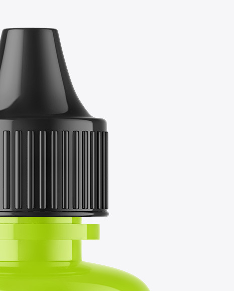 Glossy Dropper Bottle Mockup