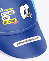 Cycling Cap Mockup - Half Side View