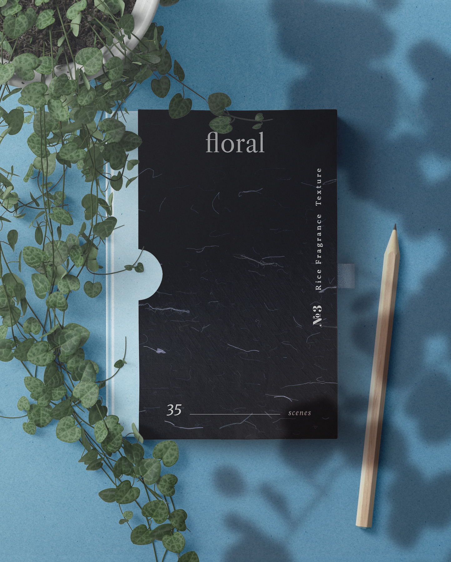 10 Floral Black Rice Paper Textures 10 Floral Black Rice Paper Textures
