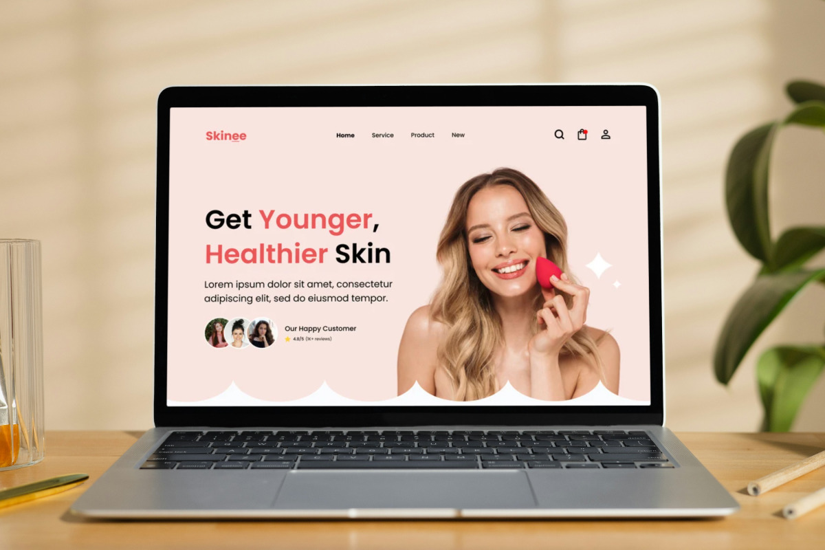 Skinee - Skincare Landing Page V2 Skinee - Skincare Landing Page V2