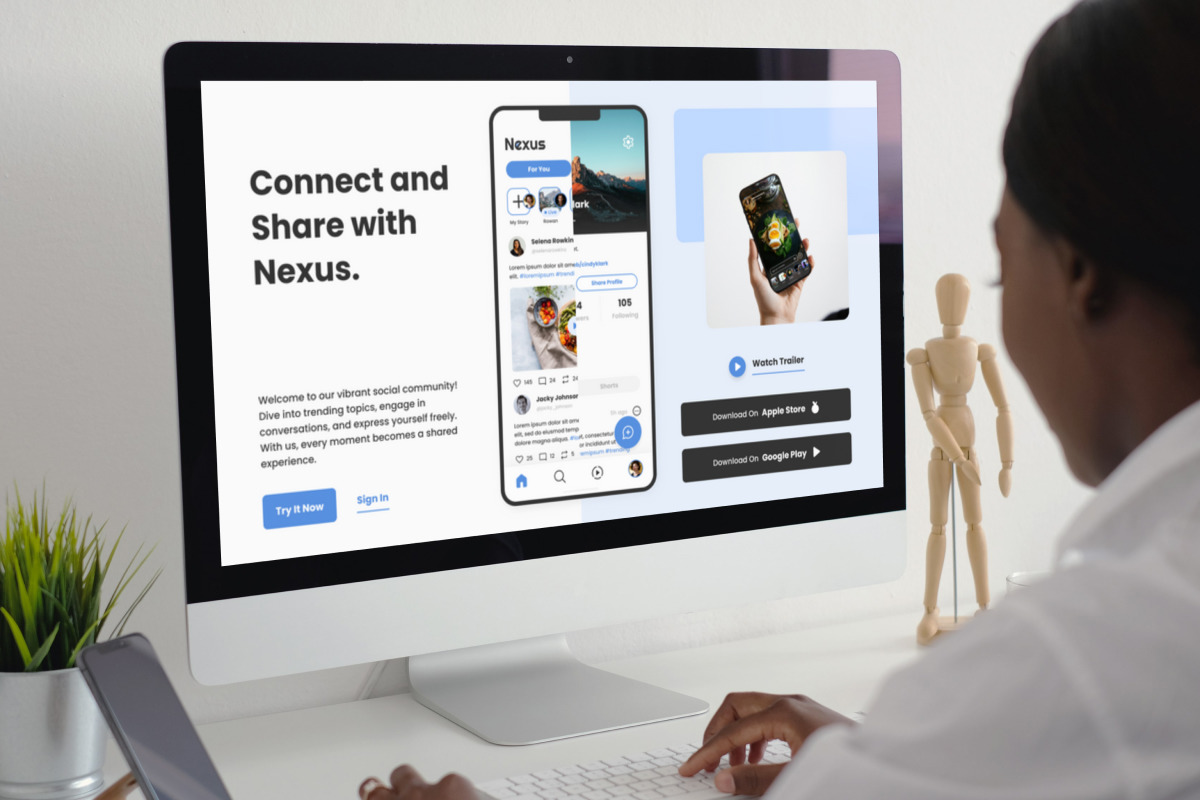 Nexus - Social Media Landing Page V1 Nexus - Social Media Landing Page V1