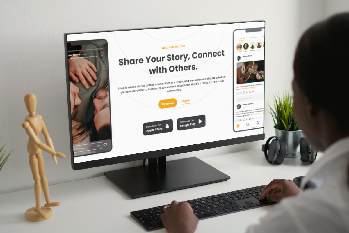 Loop - Social Media Landing Page V1 Loop - Social Media Landing Page V1