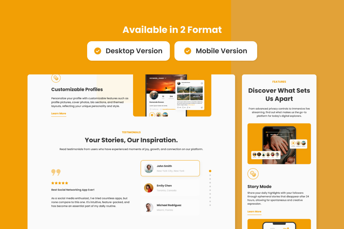 Loop - Social Media Landing Page V1 Loop - Social Media Landing Page V1