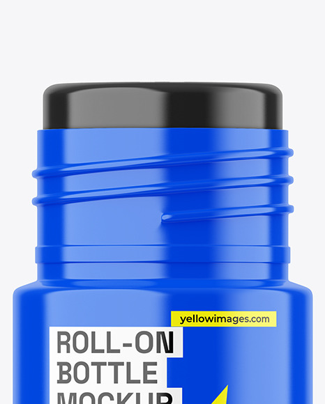 Glossy Roll-On Deodorant Mockup