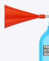 Matte Fire Extinguisher Mockup