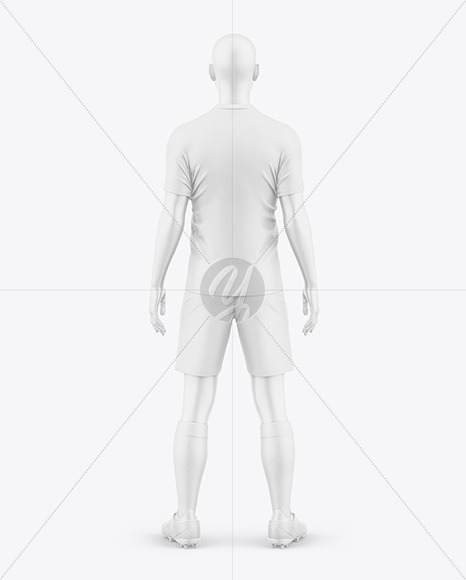 Soccer Kit w/ Mannequin Mockup - Front View