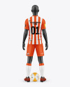 Soccer Kit w/ Mannequin Mockup - Front View