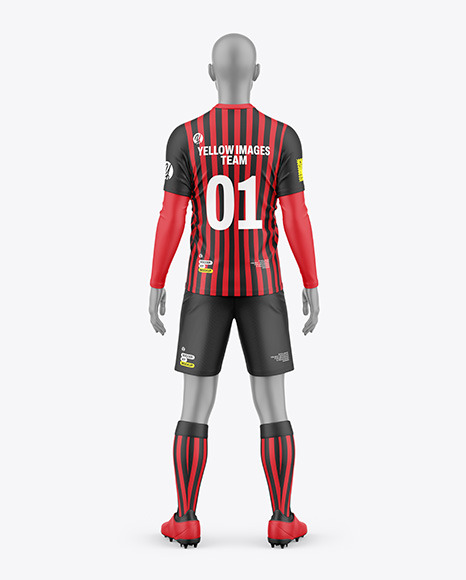 Soccer Kit w/ Mannequin Mockup - Front View