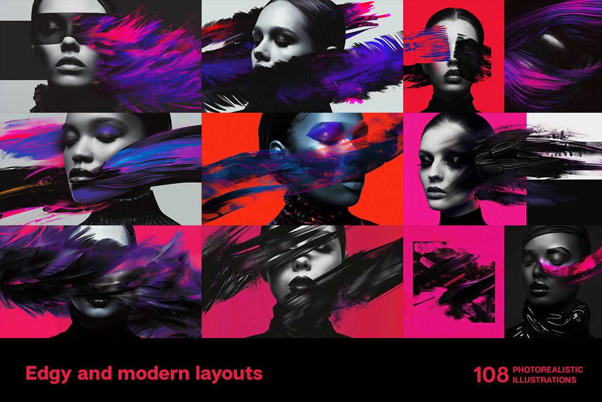 Edgy and modern layouts Edgy and modern layouts