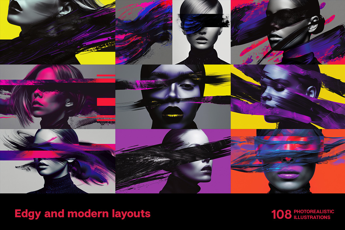 Edgy and modern layouts Edgy and modern layouts