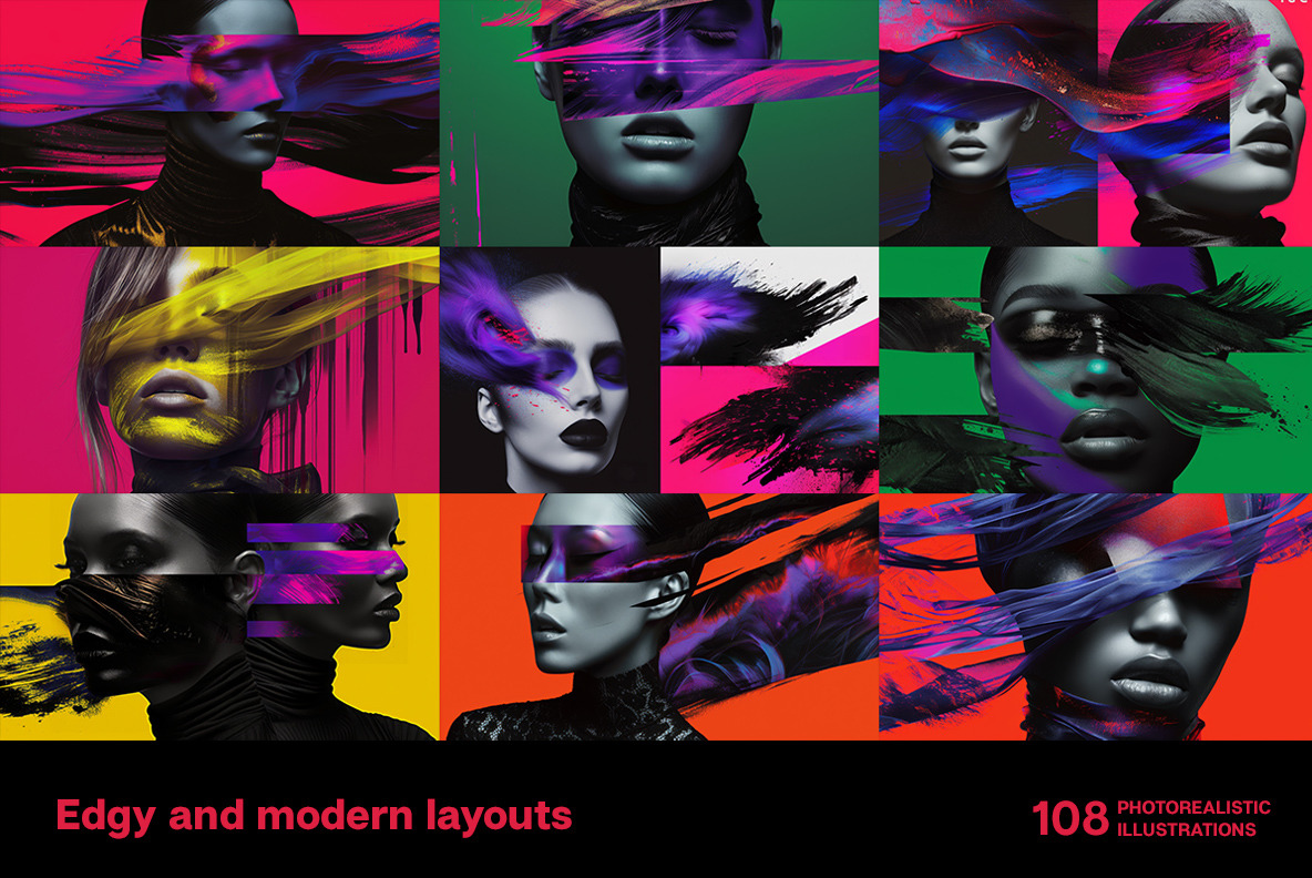 Edgy and modern layouts Edgy and modern layouts
