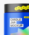 Matte Candle Jar Mockup