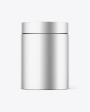 Matte Metallic Candle Jar Mockup