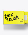 Box Truck Mockup - Top View