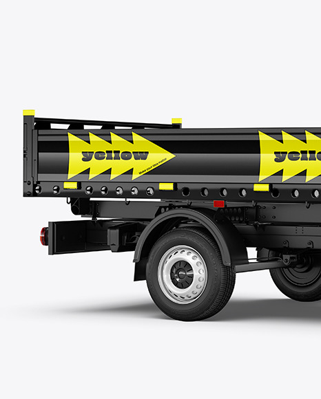 Tipper Van Mockup - Side View