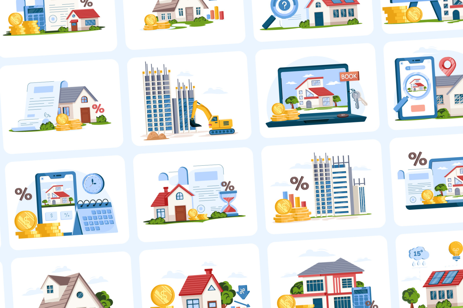 Smart Home Illustrations Smart Home Illustrations