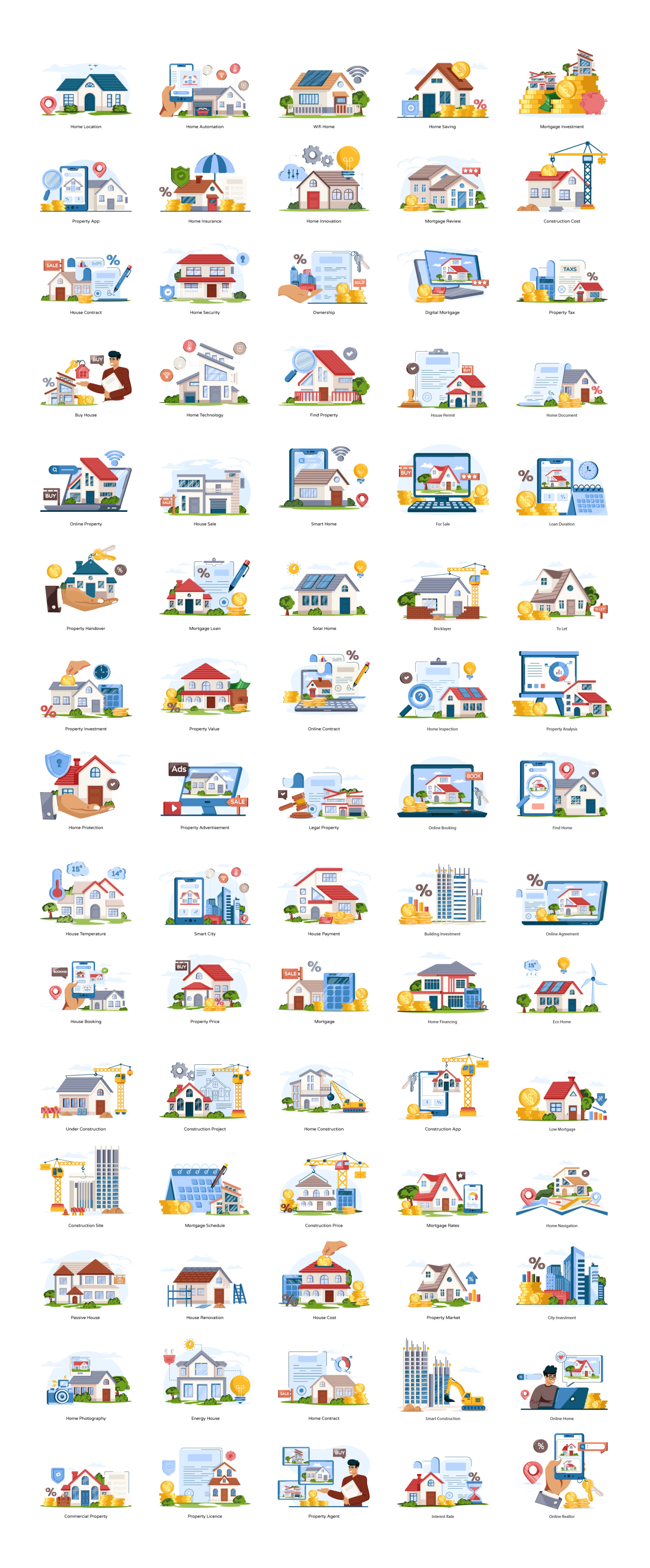 Smart Home Illustrations Smart Home Illustrations