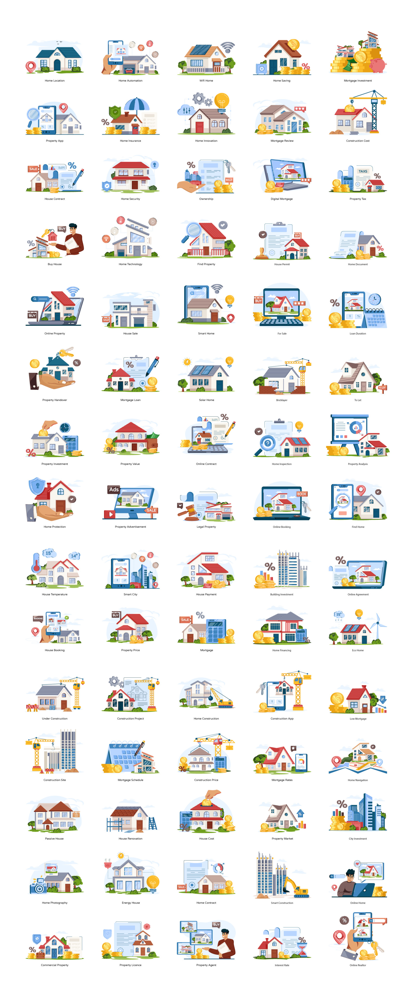 Smart Home Illustrations