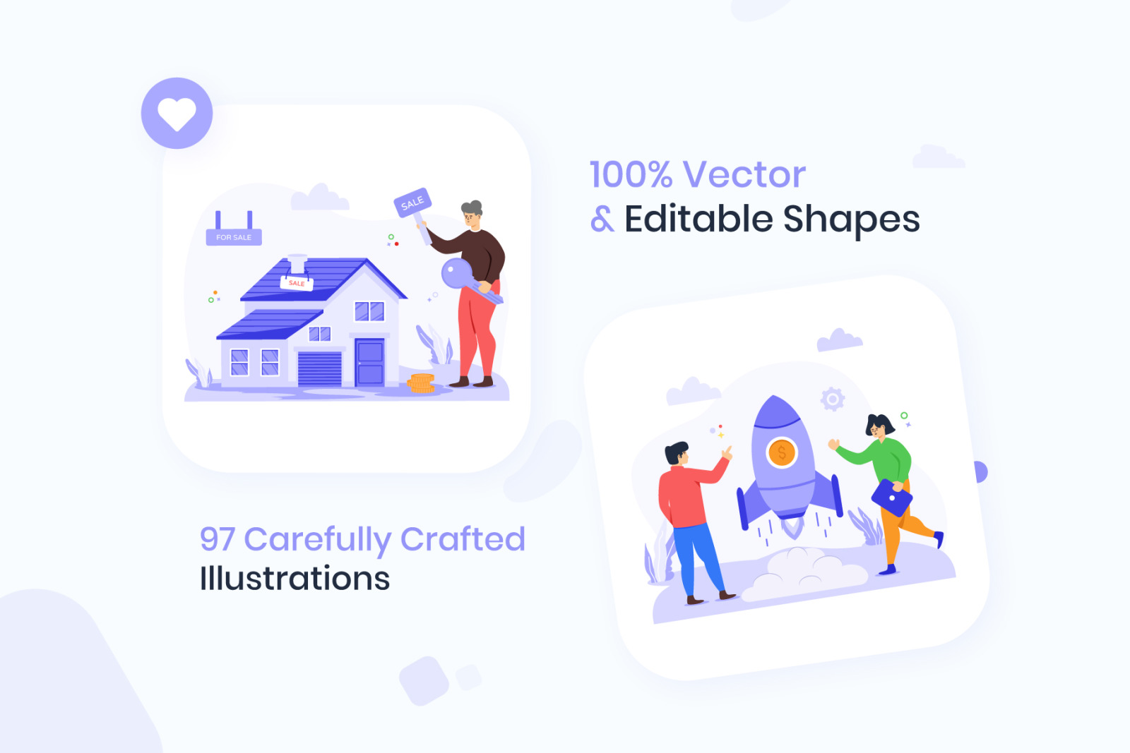 Flat Illustrations Pack