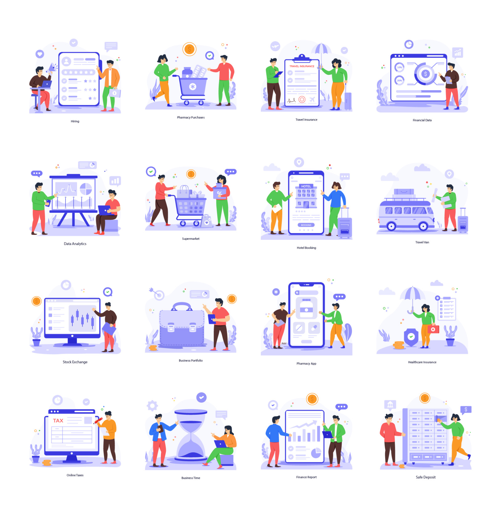 Flat Illustrations Pack Flat Illustrations Pack