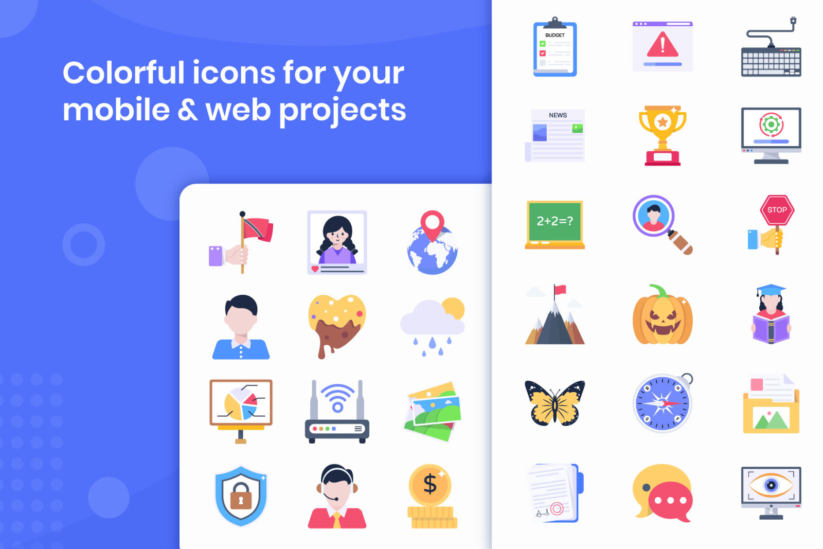 Flat Conceptual Icons