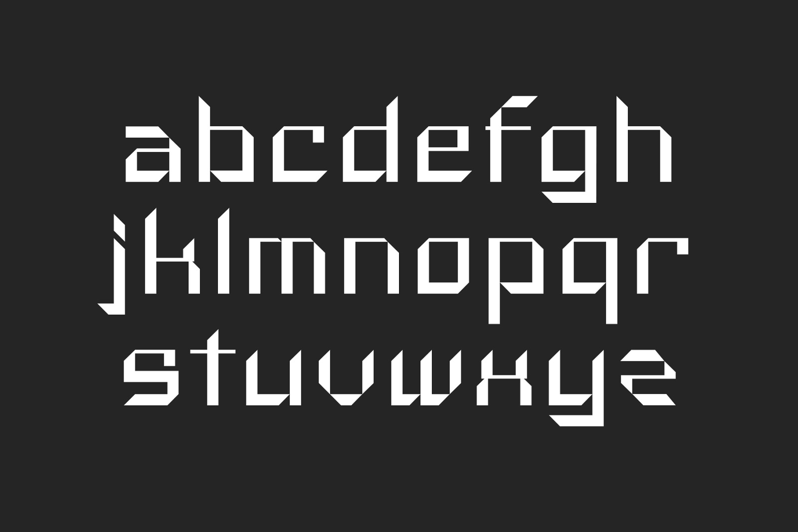 Agent Alpha - Minimal Typeface