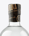 Glass Vodka Bottle Mockup