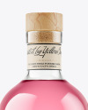 Glass Dry Gin Bottle Mockup