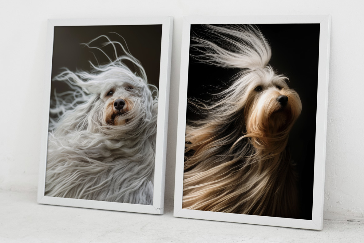 Dogs with long hair Dogs with long hair