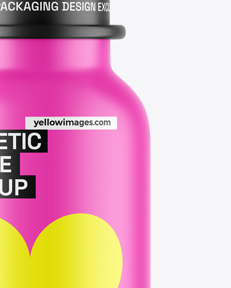 Matte Cosmetic Bottle Mockup