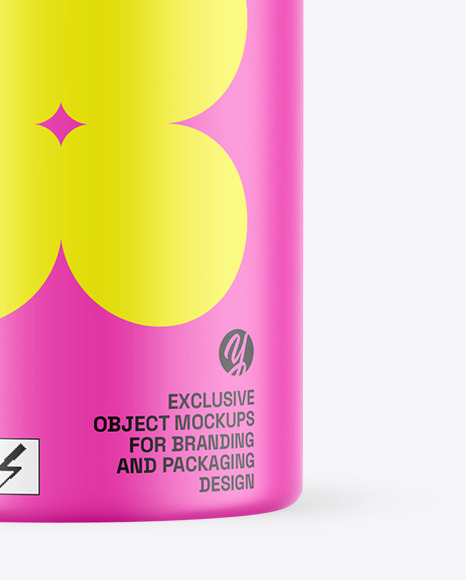 Matte Cosmetic Bottle Mockup
