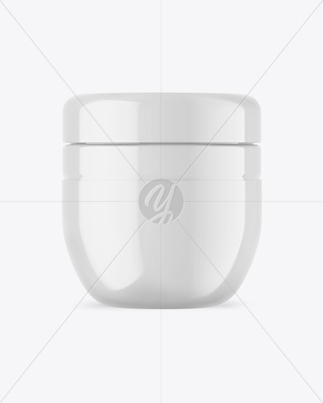 Glossy Insulated Food Jar Mockup