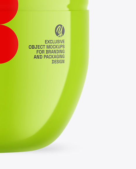 Glossy Insulated Food Jar Mockup
