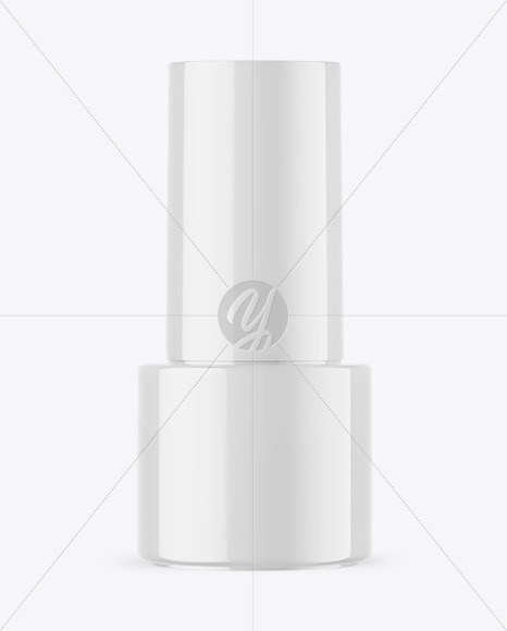 Glossy Nail Polish Bottle Mockup