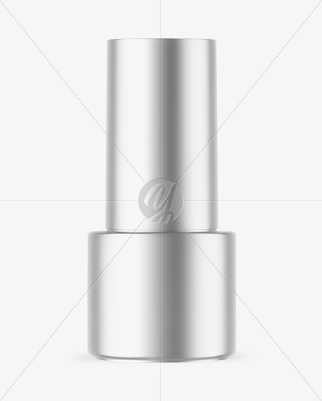 Matte Metallic Nail Polish Bottle Mockup