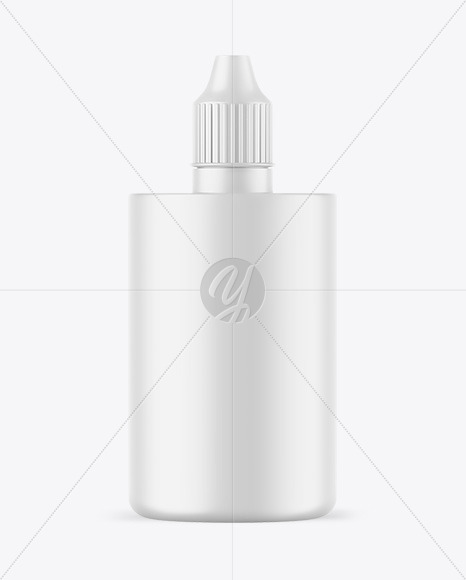 Matte Dropper Bottle Mockup
