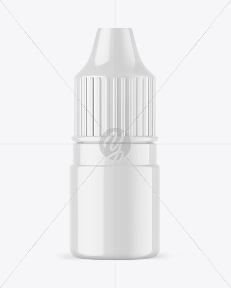 Glossy Dropper Bottle Mockup