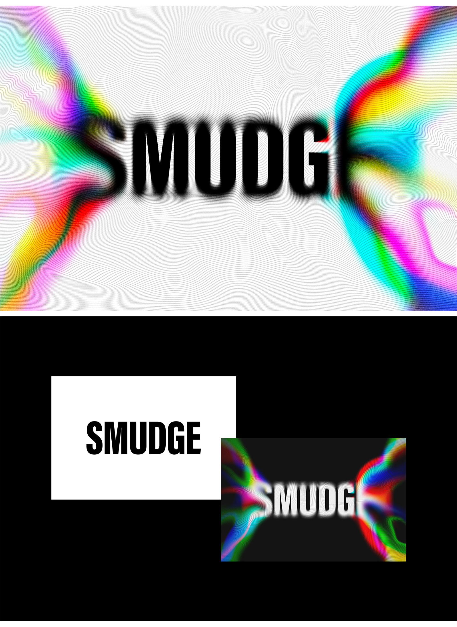 Smudged Melting Text Effect Smudged Melting Text Effect