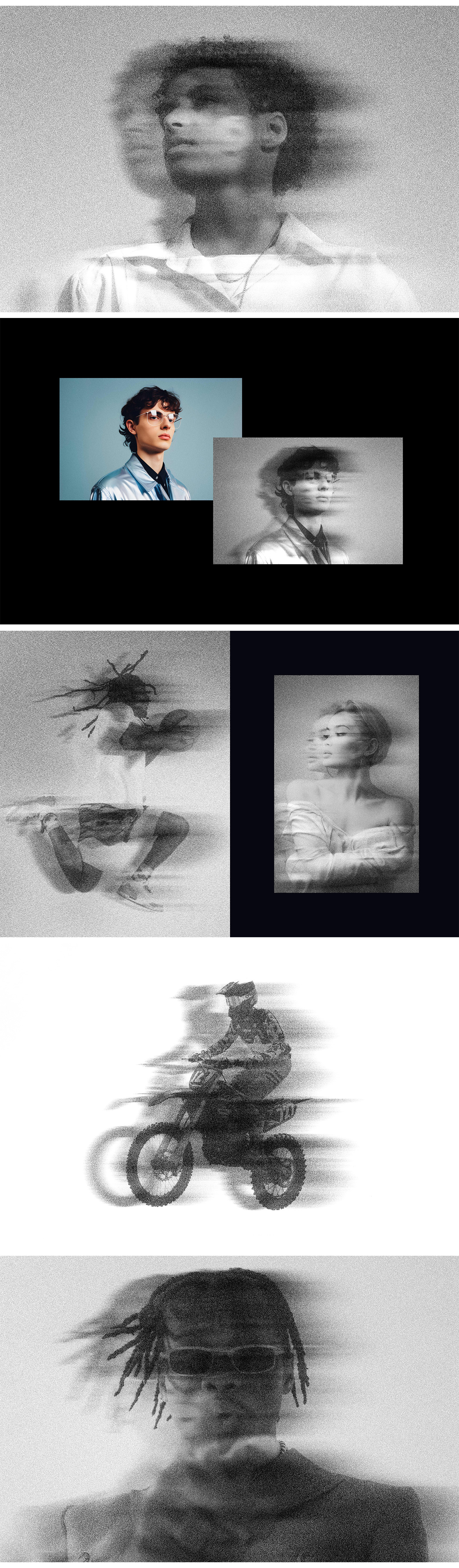 Grunge Motion Photo Effect Grunge Motion Photo Effect