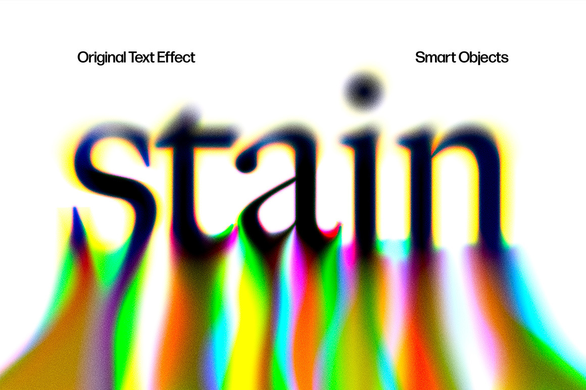 Rainbow Melting Text Effect Rainbow Melting Text Effect