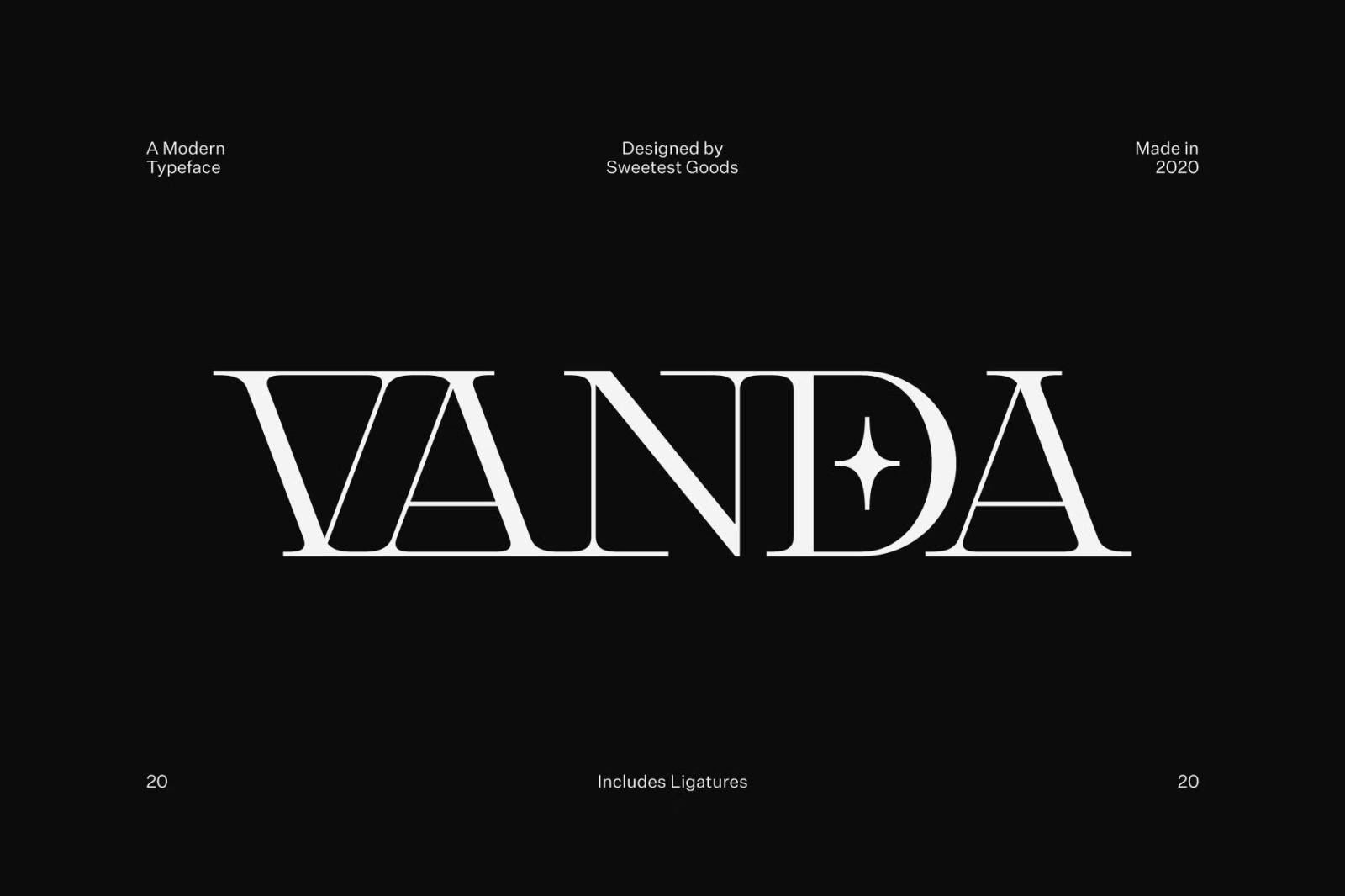 Vanda - Display Font