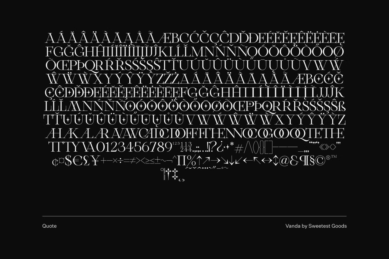 Vanda - Display Font Vanda - Display Font